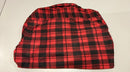 CENTRO MEN'S PLAID FLANNEL LONG SLEEVE SHIRT - SIZE: MEN XL - RED BLACK - Brand New