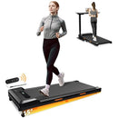AIRHOT WALKING PAD, 2 IN 1 UNDER DESK TREADMILL OF COMPACT SPACE - BLACK - Like New
