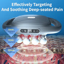 Binxalin 16 Head Massage Gun Deep Tissue,Percussion Massager, 9 Speeds - GRAY - Like New