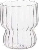 MFUZHAGN2024 COFFEE MUGS 260ML TRANSPARENT GLASS WATER CUP (1 PACK) - Like New