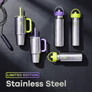 HYDRO FLASK 24 OZ WIDE FLEX STRAW CAP SURF - STAINLESS VIOLET - Brand New