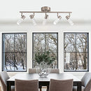 VOTAG 5-LIGHT VANITY LIGHTING FIXTURE - BRUSHED NICKEL - Like New