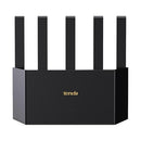 TENDA BE3600 DUAL BAND WIFI 7 ROUTER 3X1G PORTS EASY RE3L/BE3600-BLACK - BLACK - Like New