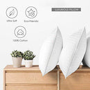 HEYCUZI BED PILLOWS QUEEN SIZE - PACK OF 2 - PURE WHITE - Like New