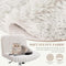 BRICK ATTIC CRISS CROSS CHAIR ARMLESS OFFICE CHAIR FOR HOME & BEDROOM - BEIGE - Like New
