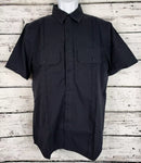 UNDER ARMOUR MEN'S CLASS B SHORT SHORT SLEEVE BUTTON DOWN - MEDIUM- DARK NAVY - Like New