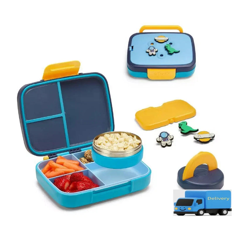 ELLO 45.27OZ BENNI POLYPROPYLENE FOOD STORAGE CONTAINER - BLUE - Like New