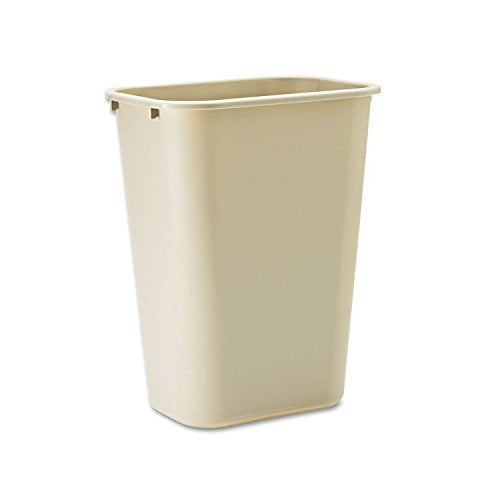 Rubbermaid Commercial Products Deskside Wastebasket/Trash Can - Beige - Like New