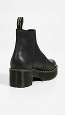 23917001 DR. MARTENS ROMETTY BURNISHED WYOMING CHELSEA BOOTS BLACK SIZE 10 Like New