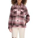 LW4RP061 LEVI'S WOMEN'S ZOE RELAXED WOOL PLAID SHIRT JACKET 2XL - ROSE PLAID - Brand New
