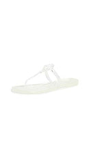 Tory Burch Women's Mini Miller Thong Flip Flops - Clear - Size - Scratch & Dent