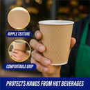 Genuine Joe Rippled Hot Cup, 10oz (Pack of 500) B00FFG8SCQ - NEW - Brand New