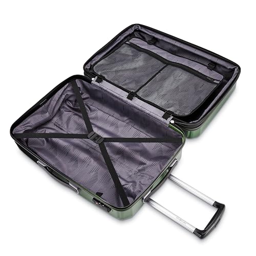 SAMSONITE WINFIELD 3 DLX HARDSIDE EXPANDABLE LUGGAGE SPINNERS, OMBRE GREEN - Like New