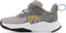 YTRAVGY2 New Balance Kids' Rave Run V2 Hook Loop Running Shoe GREY/YELLOW 13.5 Like New