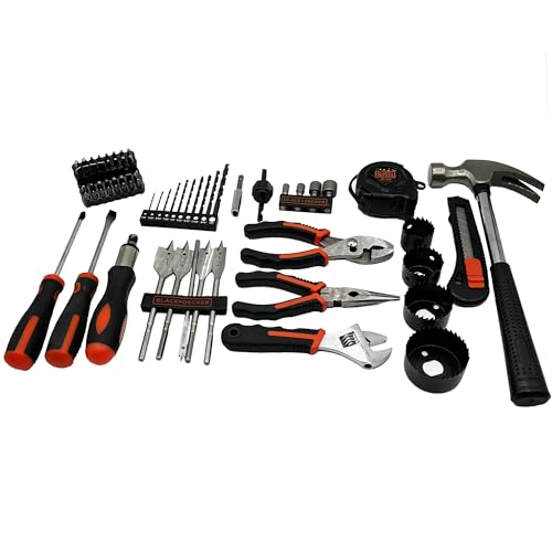 BLACK DECKER B&D 66 PIECE HOUSEHOLD HAND TOOLS, REPAIR PROJECTS - Scratch & Dent