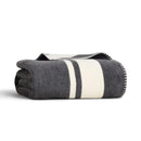 PRESTON LANE HIGHRISE THROW BLANKET 50" X 70" PREMIUM SOFT COTTON - SLATE - Like New