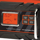 BLACK+DECKER BC15BD Fully Automatic 15Amp 12V Bench Battery Charger-ORANGE/BLACK - Like New