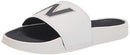 NEW BALANCE MEN'S FRESH FOAM 200 V1 SLIDE SANDAL SIZE: MEN 11 WHITE/NAVY - Like New