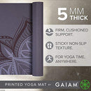 Gaiam Yoga Mat 5mm Thick Cantaloupe Sundial - Brand New
