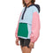 LW3ON725 LEVI'S WOMEN'S TASLAN POPOVER WINDBREAKER JACKET PINK/BLUE SIZE L - Brand New
