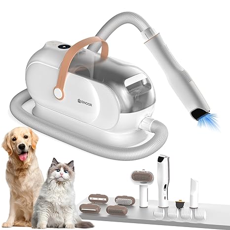 Einoor Professional Pet Grooming Kit with Vacuum Function-3L - Scratch & Dent