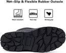 ALEADER Winter Boots for Men, Waterproof Snow Boots Hiking Shoes Black 13 - Brand New
