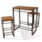 Atlantic Urban Bar Height Dining Table 2 Stools 82008132 - - Scratch & Dent