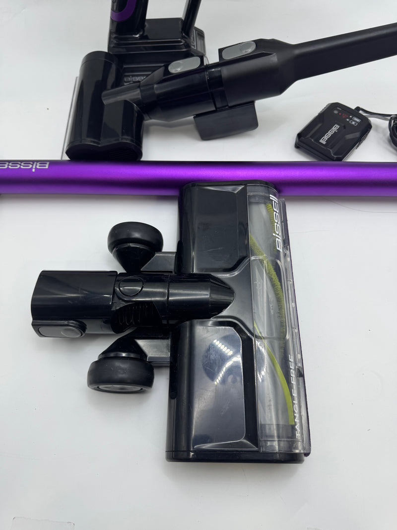 BISSELL CLEANVIEW XR PET 300W CORDLESS VACUUM REMOVABLE BATTERY - PURPLE - Like New