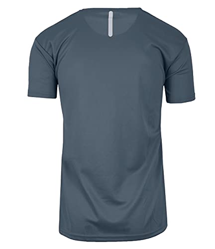 GALAXY BY HARVIC 2XL MEN'S PERFORMANCE MOISTURE WICKING ACTIVE SHORT SLEEVE - Brand New