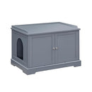 SWEETGO CORPORATION CAT LITTER BOX ENCLOSURE FURNITURE,SG1091GY - GRAY - Like New