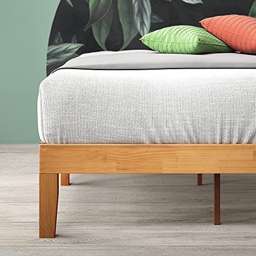 ZINUS Moiz Wood Platform Bed Frame - Twin Size, Natural OLB-RWPB-14T - Like New