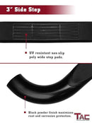 TAC Side Steps Fit 2015-2022 Chevy Colorado Extended Cab/GMC Canyon B00X8DMMNO - Brand New