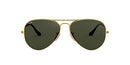 RAY BAN UNISEX RB3025 CLASSIC - GOLD-ON-BLACK/GREEN ORB3025-BLK/GREEN - Like New