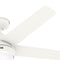 HUNTER 52" SKYFLOW OUTDOOR CEILING FAN LIGHTS WALL CONTROL CC52611 - MATTE WHITE - Like New