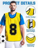 SUHINE 48 PCS SOCCER PENNY FOR SPORTS SOCCER SCRIMMAGE VESTS MULTICOLOR - Like New
