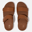 FITFLOP WEDGE MULES FOR WOMEN FITFLOP LULU ADJUSTABLE - SIZE: 8.5 - LIGHT TAN - Like New
