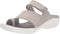 BZEES WOMENS CARRY ON SLIDE SANDAL - SIZE: WOMEN 6.5 - SILVER SMOKE CAMO - Like New