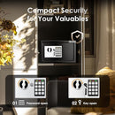 ADIMO SAFE BOX FOR COLLEGE DORM ROOM MONEY BOX WITH FIREPROOF WATERPROOF BAG - Like New