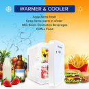 Msake Fridge 110V AC/DC, 8 L, Blue - Brand New