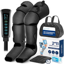 SereneLife Air Compression Knee Massager 4 Modes 2 Heat SLLGMSGR76-BLK - Like New