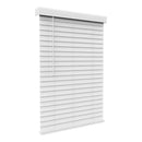 ARLO BLINDS Faux Wood Blinds with Crown Valance - 32.25 x 60" - White - Brand New