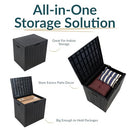 Sunnydaze Outdoor Deck Box - Lockable Package Delivery Box - Weather-Resistant - Like New