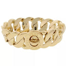 MARC BY MARC JACOBS GOLDTONE KATIE LOGO LINK BRACELET - GOLD - Like New