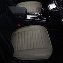 EDEALYN 2PCS PU Leather Seat Covers Auto Seat Protector Front Side Flaps - Gray - Brand New