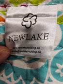NEWLAKE GRAVAN QUILT SET QUEEN SIZE, 1 COMFORTER 2 PILLOW COVERS - MULTICOLOR - Like New