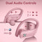 BMANI WIRELESS EARBUDS BLUETOOTH HEADPHONES 48HRS PLAY BACK SPORT - PINK - Like New