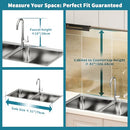 HOWDIA Stainless Steel 2-Tier Over The Sink Dish Drying Rack with Utensil Holder - Like New