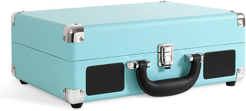 Victrola Journey+ Bluetooth Suitcase Record Player VSC-400SB-TRQ-SDF - Turquoise Like New