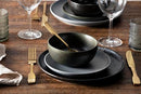 Fortessa Ashton 18/10 Stainless Steel 20 Piece Flatware Set - Brushed Gold - Brand New