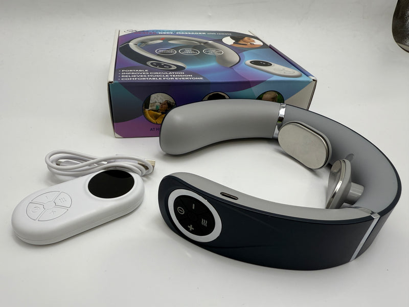 BENE STRESS RELIEF HEATED NECK MASSAGER (DARK BLUE) - Like New